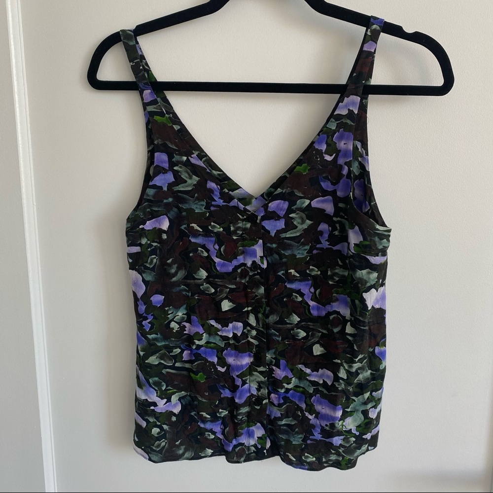 & Other Stories cropped floral tank